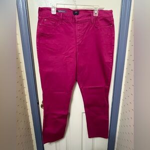 NYDJ Women's Pink Jeans, Size 16